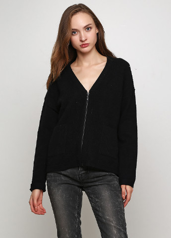 Черный демисезонный свитер 27 Quai De Seine