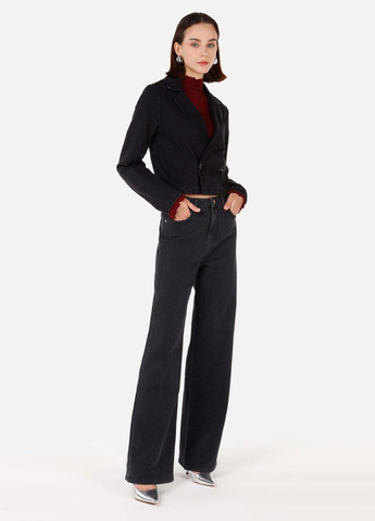 Черный женский жакет Colin's однотонный - демисезонный