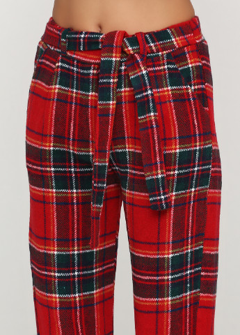 Красные кэжуал демисезонные зауженные брюки Moda in Italy