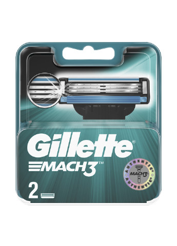 Картриджі для гоління Mach 3 (2 шт.) Gillette (13835082)