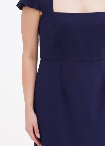 Темно-синее кэжуал платье футляр American Outfitters однотонное