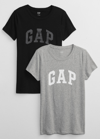 Комбинированная летняя футболка (2 шт.) Gap