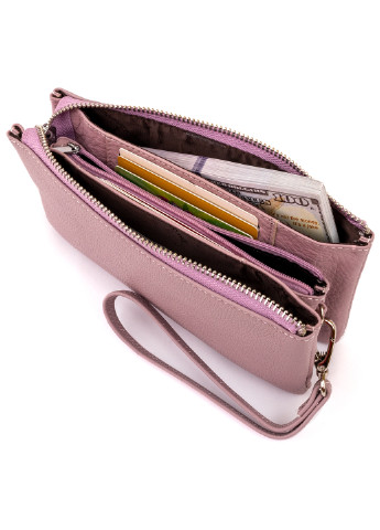 Жіночий шкіряний гаманець-клатч 19,2х10х2 см st leather (252131301)