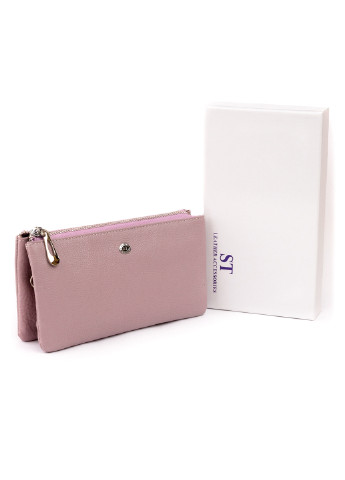 Жіночий шкіряний гаманець-клатч 19,2х10х2 см st leather (252131301)