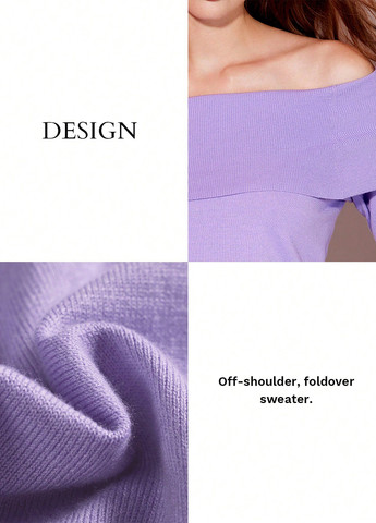 Бузковий демісезонний светр SHEIN