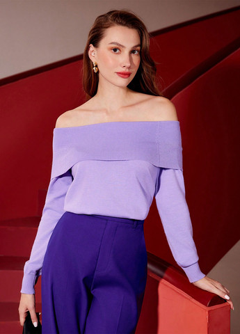 Бузковий демісезонний светр SHEIN