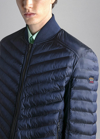 Темно-синій демісезонний Пуховик Paul & Shark