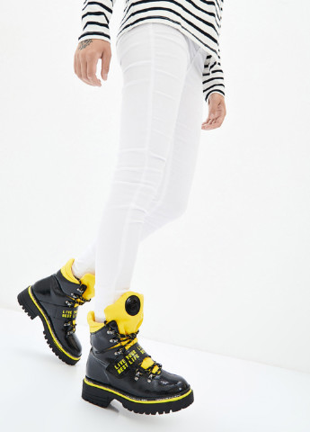 Зимние ботинки хайкеры Keddo без декора тканевые, из искусственной кожи