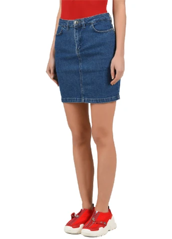 Синяя юбка Trussardi Jeans