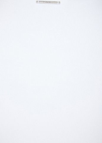 Белое кэжуал платье платье-футболка Calvin Klein однотонное