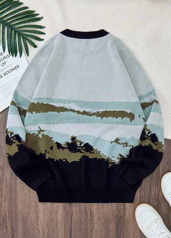 Серый зимний джемпер джемпер SHEIN