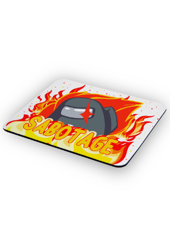 Килимок для мишки Амонг Ас (Sabotage Among Us) (25108-2426) 22х18 см MobiPrint (222995238)