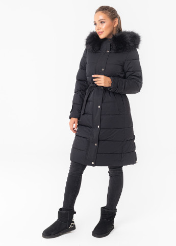 Черная зимняя куртка White Fox