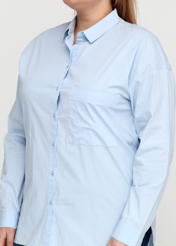 Голубой кэжуал рубашка Imitz