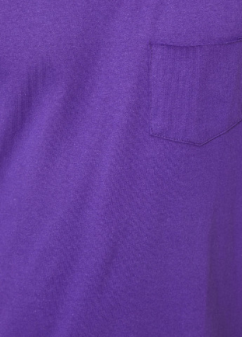 Майка KOTON однотонная пурпурная кэжуал хлопок, трикотаж