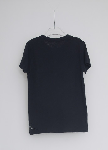 Черная летняя футболка с коротким рукавом Bellerose