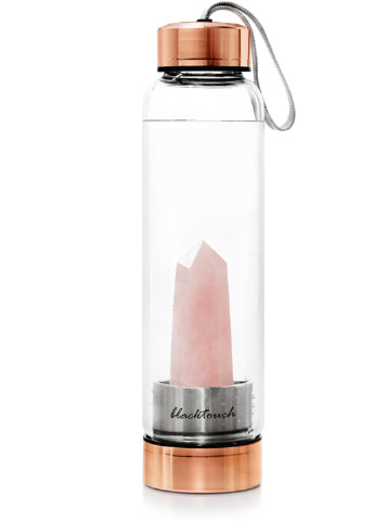 Пляшка для води Elixir з кристалом рожевого кварцу BlackTouch (230446313)