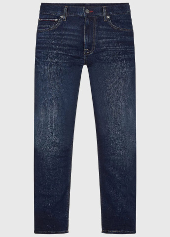 Темно-синие демисезонные прямые джинсы Tommy Hilfiger