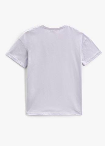Светло-лиловая летняя футболка KOTON