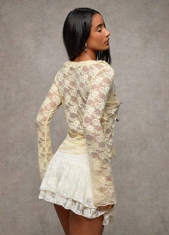 Світло-жовта блуза SHEIN