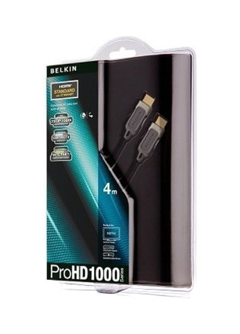 Кабель HDMI (AM/AM) High Speed ProHD 1000 4 м, Black/черный (AV10000QP4M) Belkin hdmi (am/am) high speed belkin prohd 1000 4 м, black/черный (av10000qp4m) (136463800)