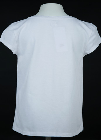 Белая летняя футболка Gap