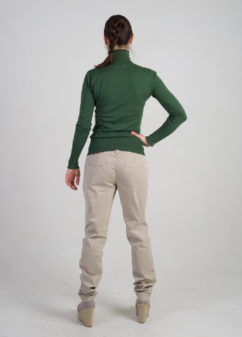 Бежевые кэжуал демисезонные прямые брюки S.Oliver