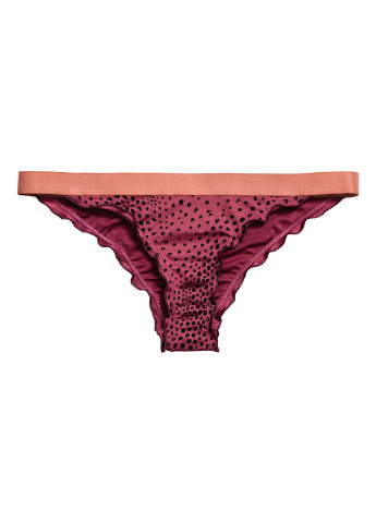 Темно-розовые купальные трусики-плавки с абстрактным узором H&M