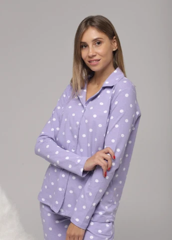 Фіолетова всесезон піжама Nicoletta