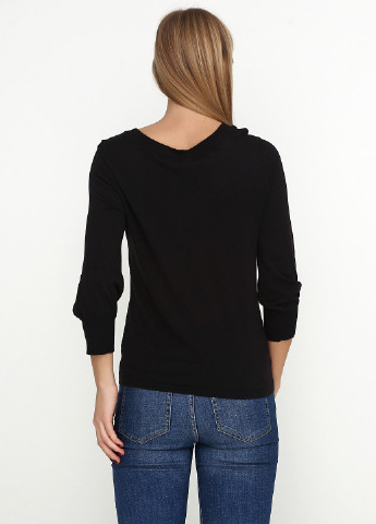 Черный демисезонный пуловер пуловер Covington