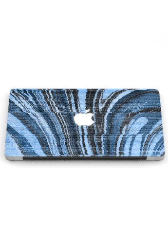 Чехол пластиковый для Apple MacBook Air 13 A1466 / A1369 Синяя текстурная древесина (6351-2369) MobiPrint (218867347)