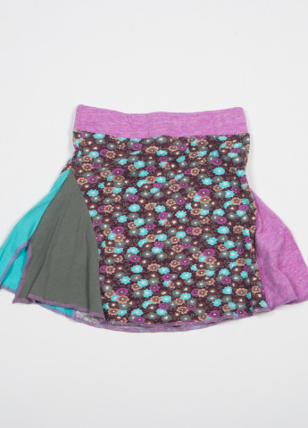 Разноцветная кэжуал цветочной расцветки юбка TOM DU клешированная