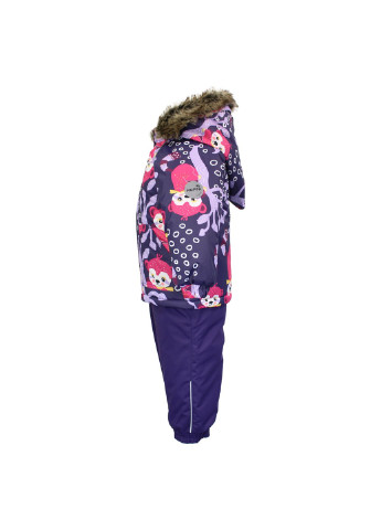 Фиолетовый зимний комплект зимний (куртка + полукомбинезон) avery Huppa