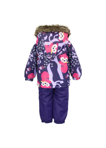 Фіолетовий зимній комплект зимовий (куртка + напівкомбінезон) avery Huppa