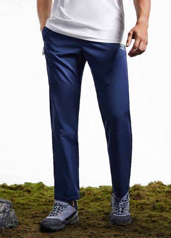 Синие спортивные, кэжуал демисезонные прямые брюки SHEIN