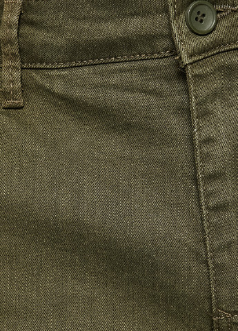 Оливковые кэжуал демисезонные чиносы брюки KOTON