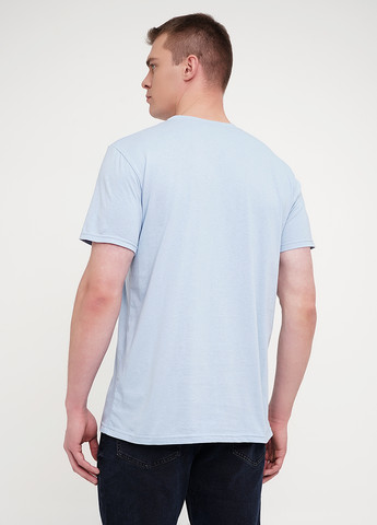Голубая мужская футболка с принтом "florida" KASTA design