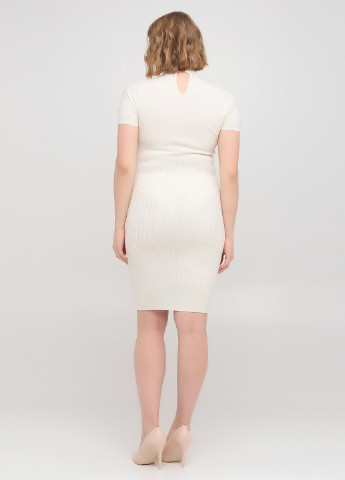 Світло-бежева кежуал сукня сукня светр Angelo Marani однотонна