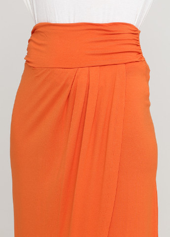 Оранжевая кэжуал однотонная юбка B.C. Best Connections на запах
