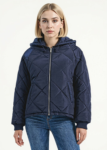 Темно-синя демісезонна куртка House