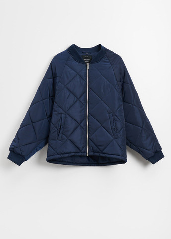 Темно-синя демісезонна куртка House