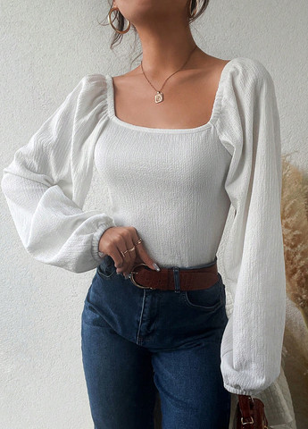 Белая блуза SHEIN