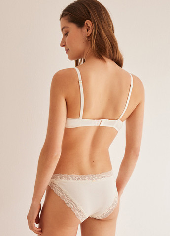 Бежевий бралетт бюстгальтер Women'secret без кісточок бавовна