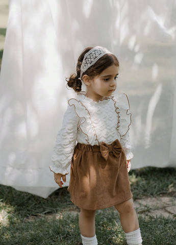 Комбінований демісезонний костюм (блуза, спідниця) спідничний SHEIN