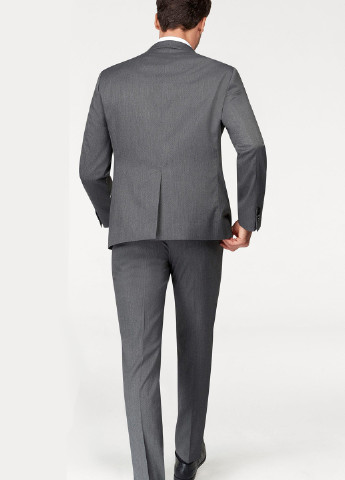 Сірий демісезонний костюм (піджак, брюки) брючний Bruno Banani
