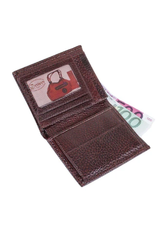 Чоловіче шкіряне портмоне 13,5х11,5х1,5 см Desisan (195771736)