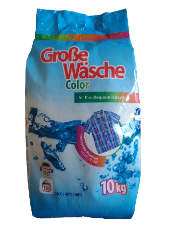 Стиральный порошок, Color, для цветных тканей, 10 кг Grosse Wasche (254090092)