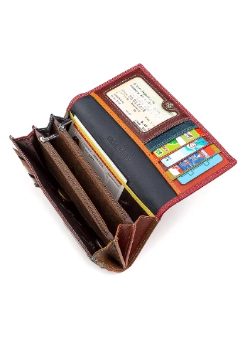 Жіночий шкіряний гаманець 17,5х9х3,5 см st leather (252133434)