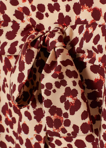 Комбінована кежуал сукня H&M леопардовий