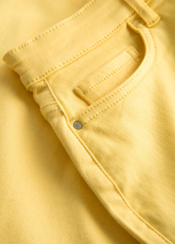 Желтая кэжуал однотонная юбка Orsay карандаш